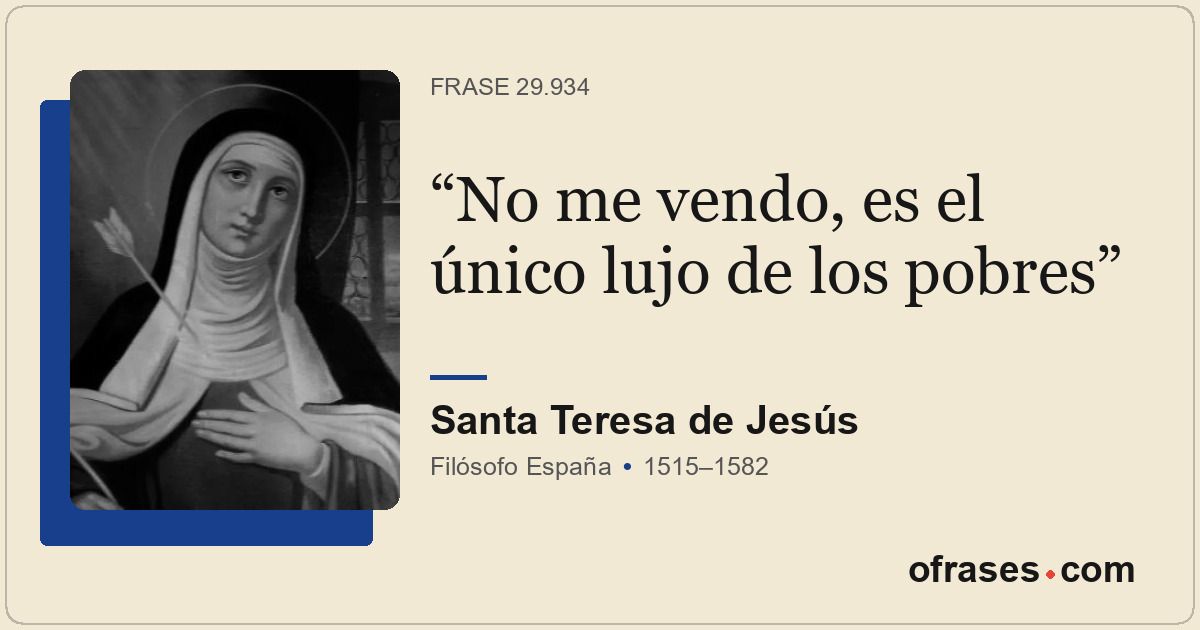 No me vendo, es el único lujo de los pobres