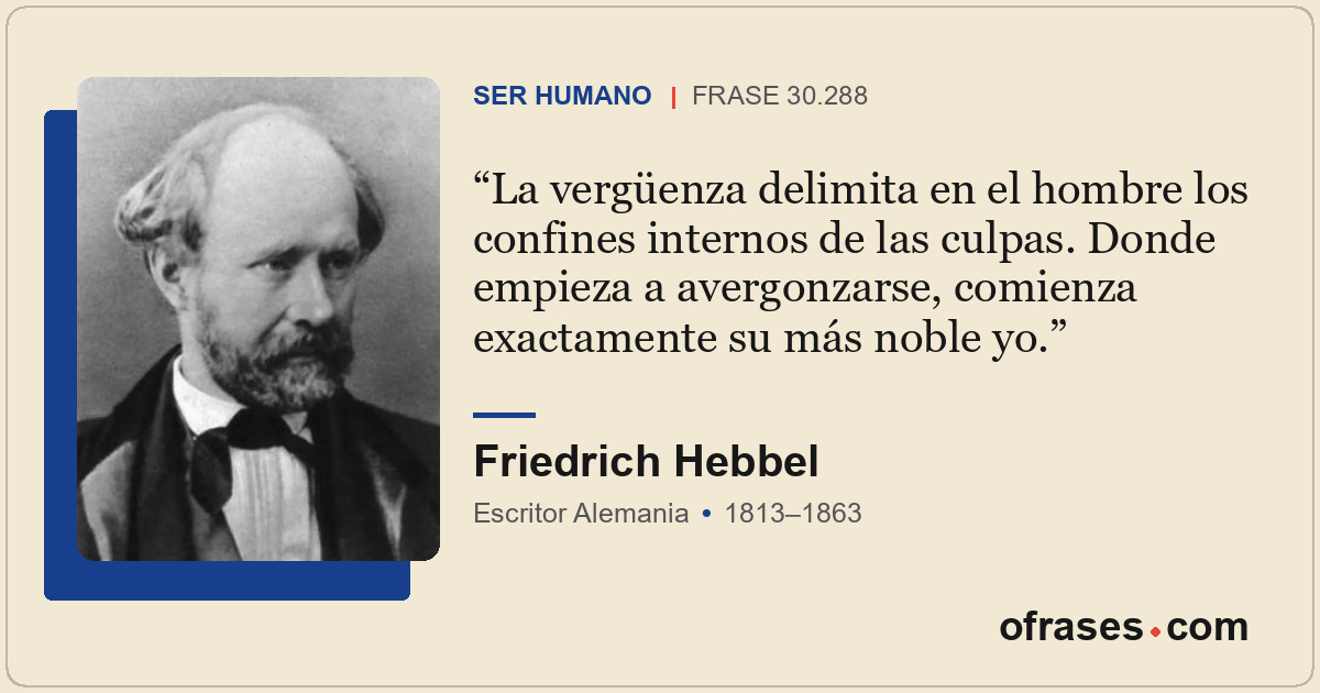 La vergüenza delimita en el hombre los confines internos de las culpas. Donde em...
