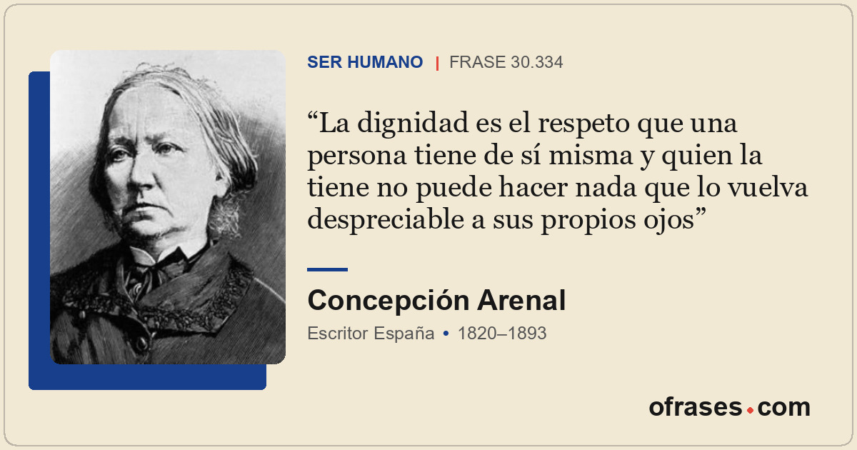 La dignidad es el respeto que una persona tiene de sí misma y quien la tiene no...