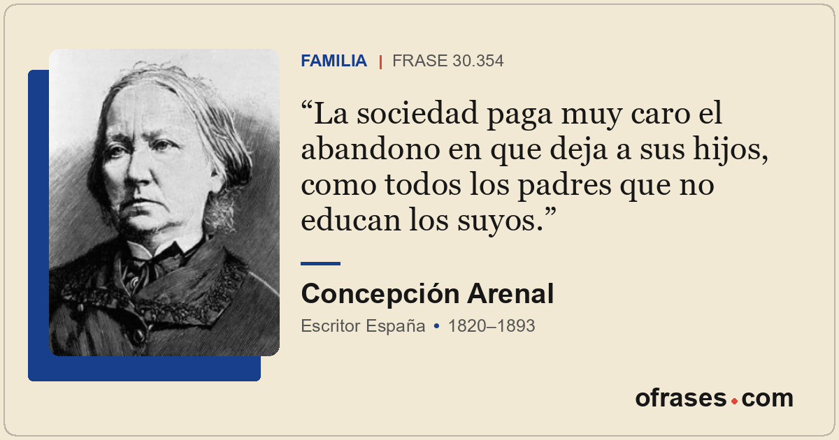 La sociedad paga muy caro el abandono en que deja a sus hijos, como todos los pa...