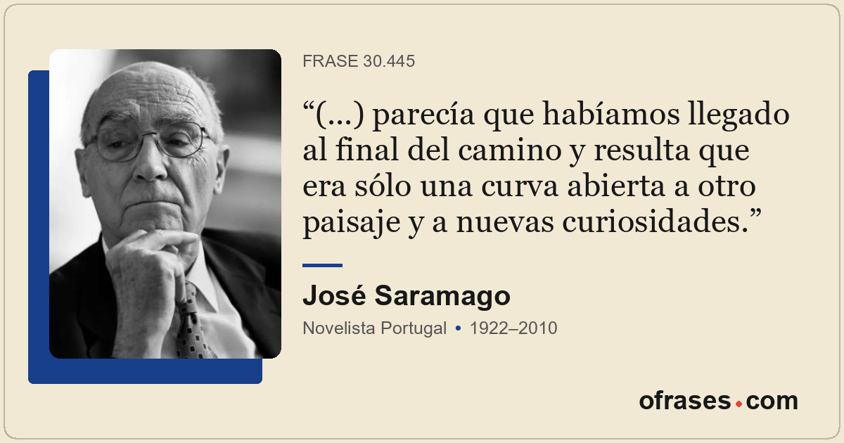 (...) parecía que habíamos llegado al final del camino y resulta que era sólo un...