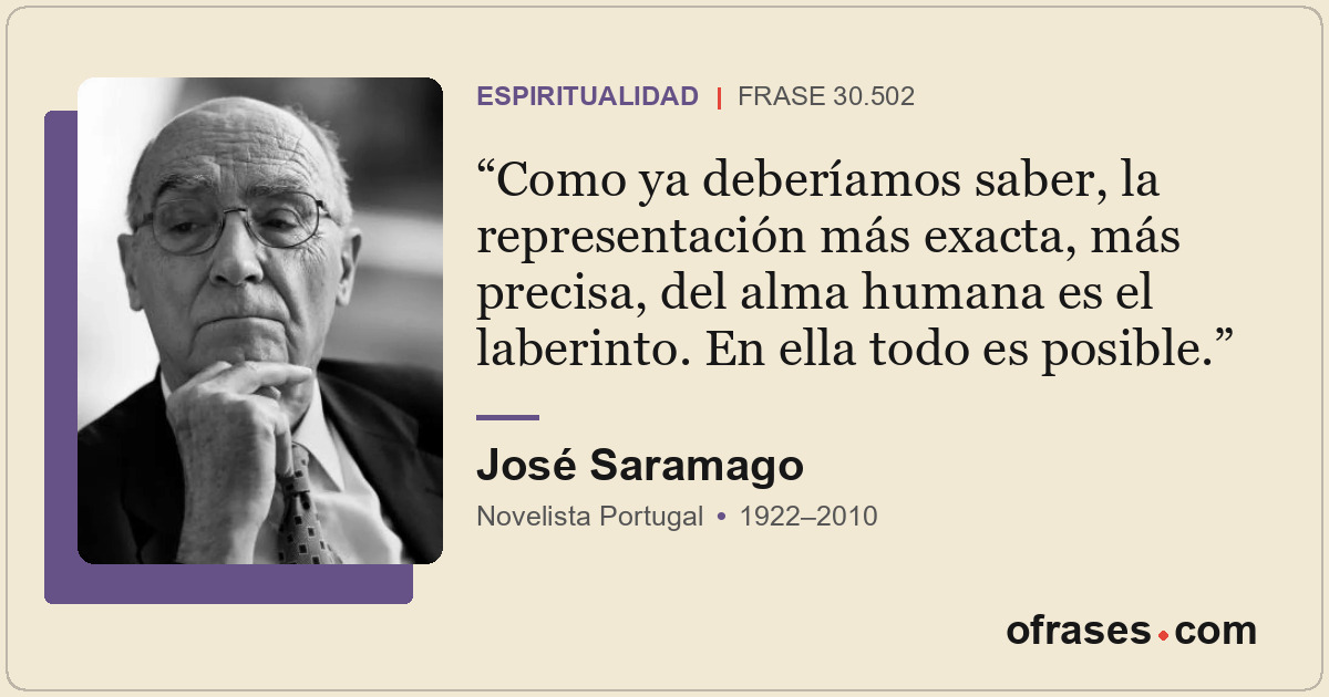 Como ya deberíamos saber, la representación más exacta, más precisa, del alma hu...