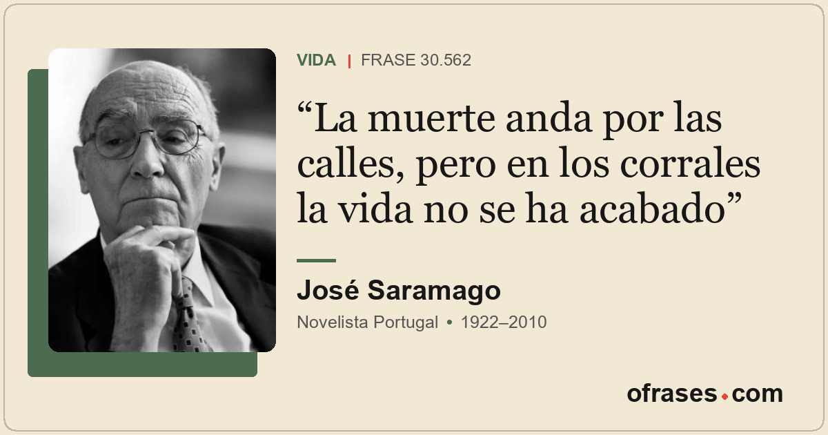 La muerte anda por las calles, pero en los corrales la vida no se ha acabado