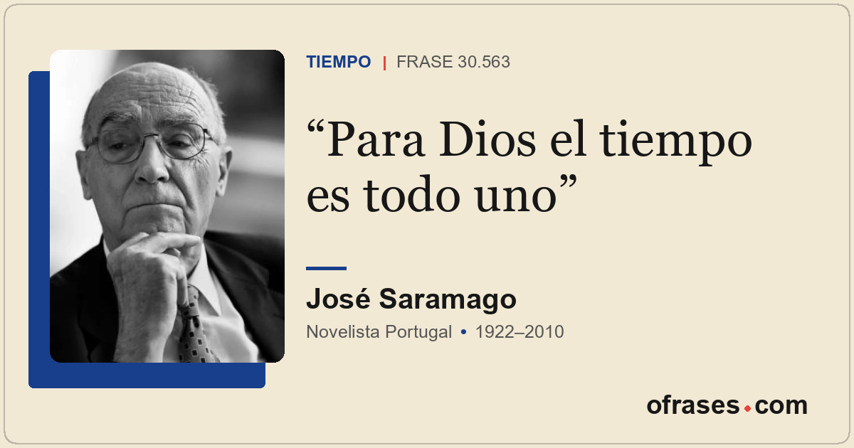 Para Dios el tiempo es todo uno