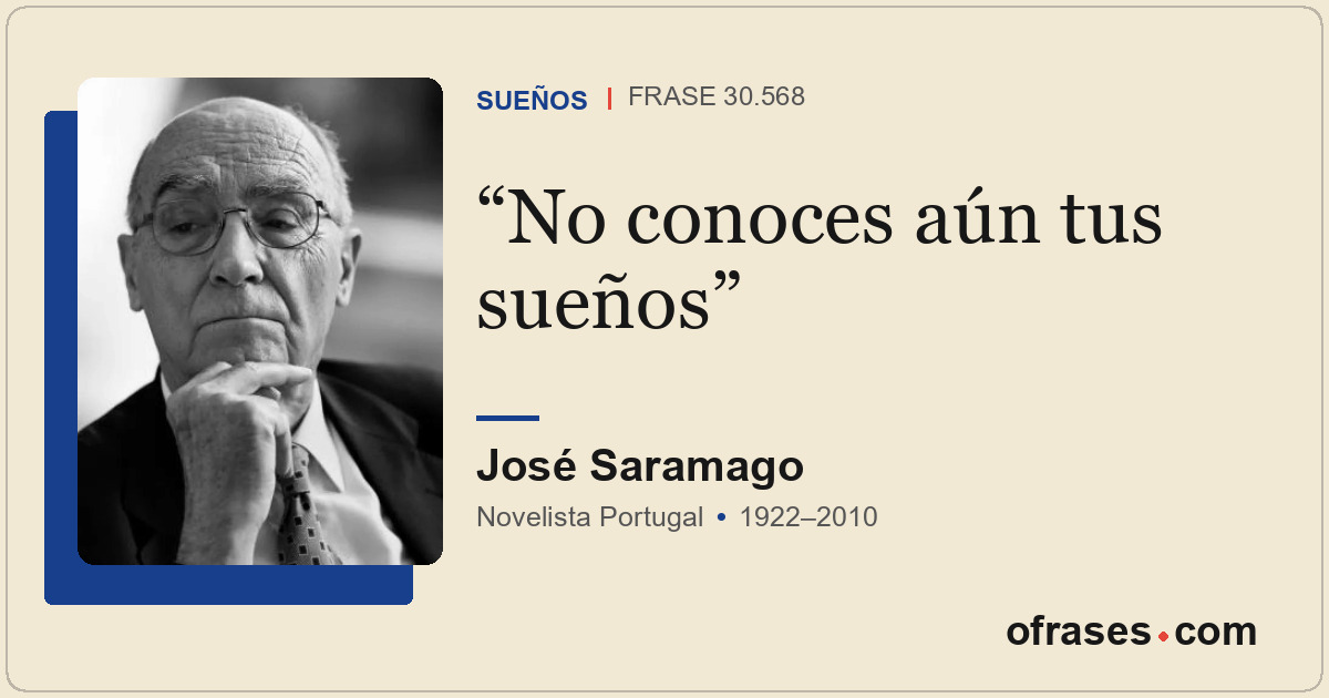 No conoces aún tus sueños