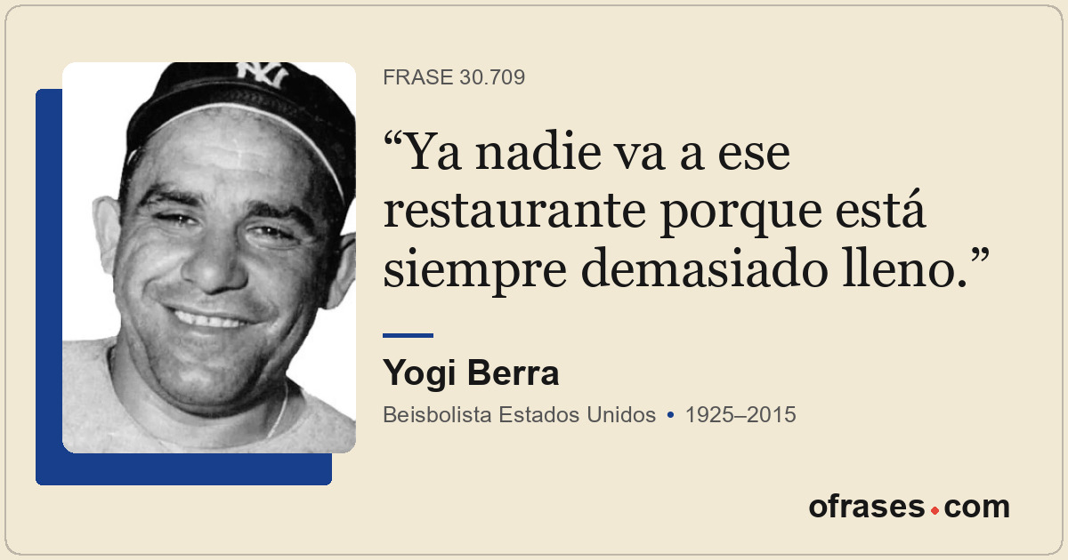 Ya nadie va a ese restaurante porque está siempre demasiado lleno.