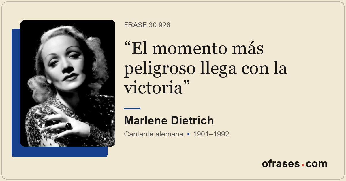 El momento más peligroso llega con la victoria