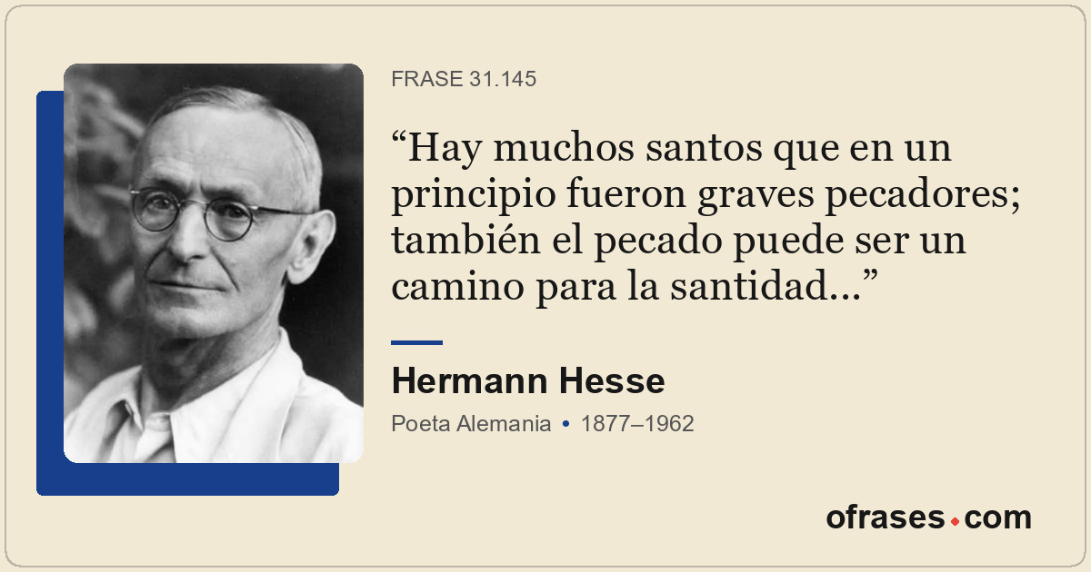 Hay muchos santos que en un principio fueron graves pecadores; también el pecado...
