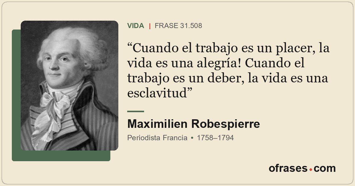 Cuando el trabajo es un placer, la vida es una alegría! Cuando el trabajo es un...