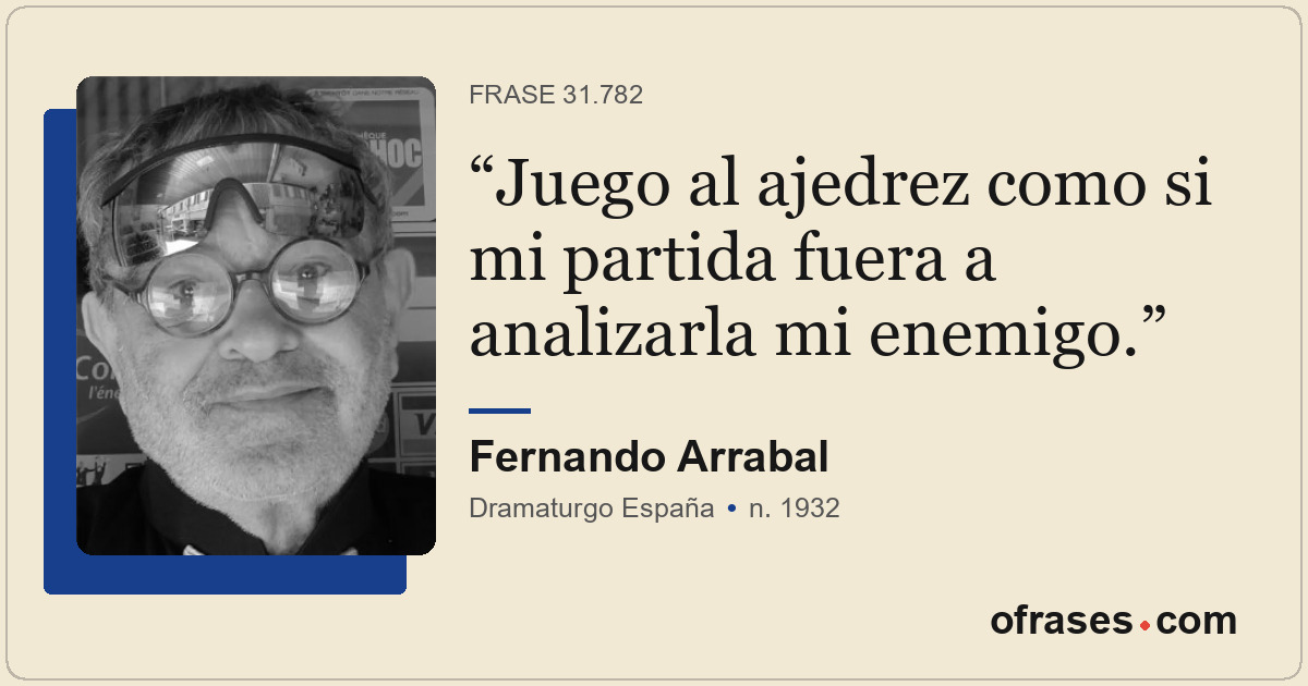 Juego al ajedrez como si mi partida fuera a analizarla mi enemigo.