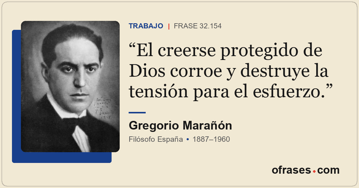 El creerse protegido de Dios corroe y destruye la tensión para el esfuerzo.