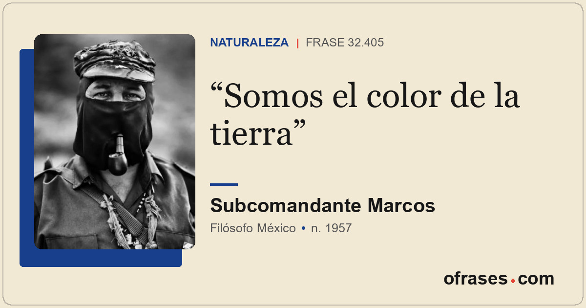 Somos el color de la tierra