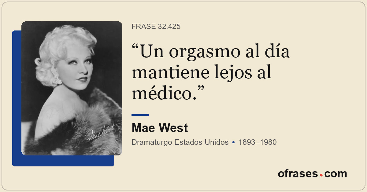 Un orgasmo al día mantiene lejos al médico.
