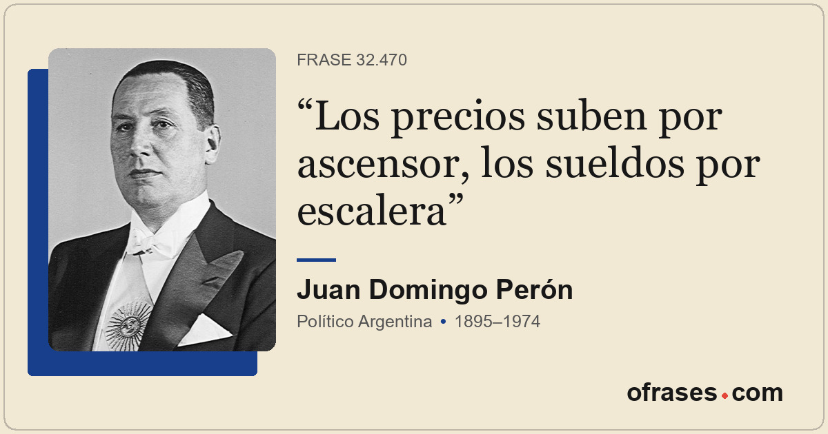 Los precios suben por ascensor, los sueldos por escalera