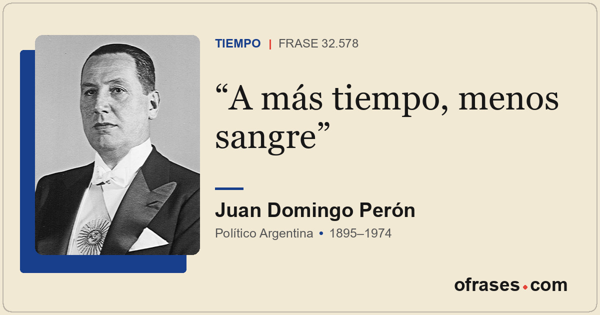 A más tiempo, menos sangre