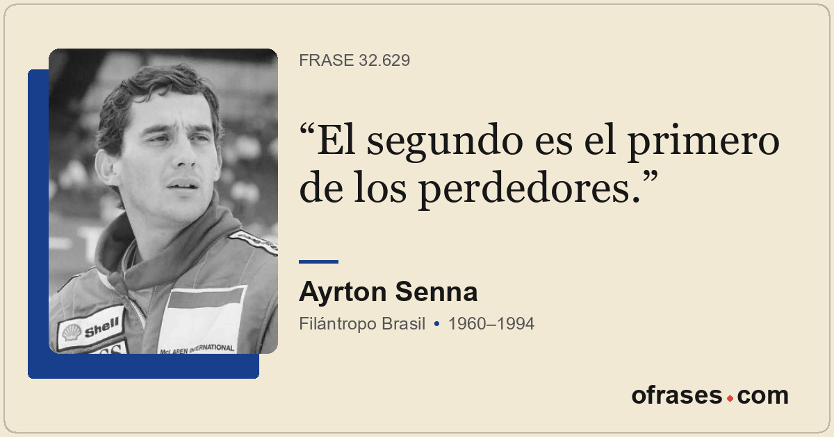 El segundo es el primero de los perdedores.