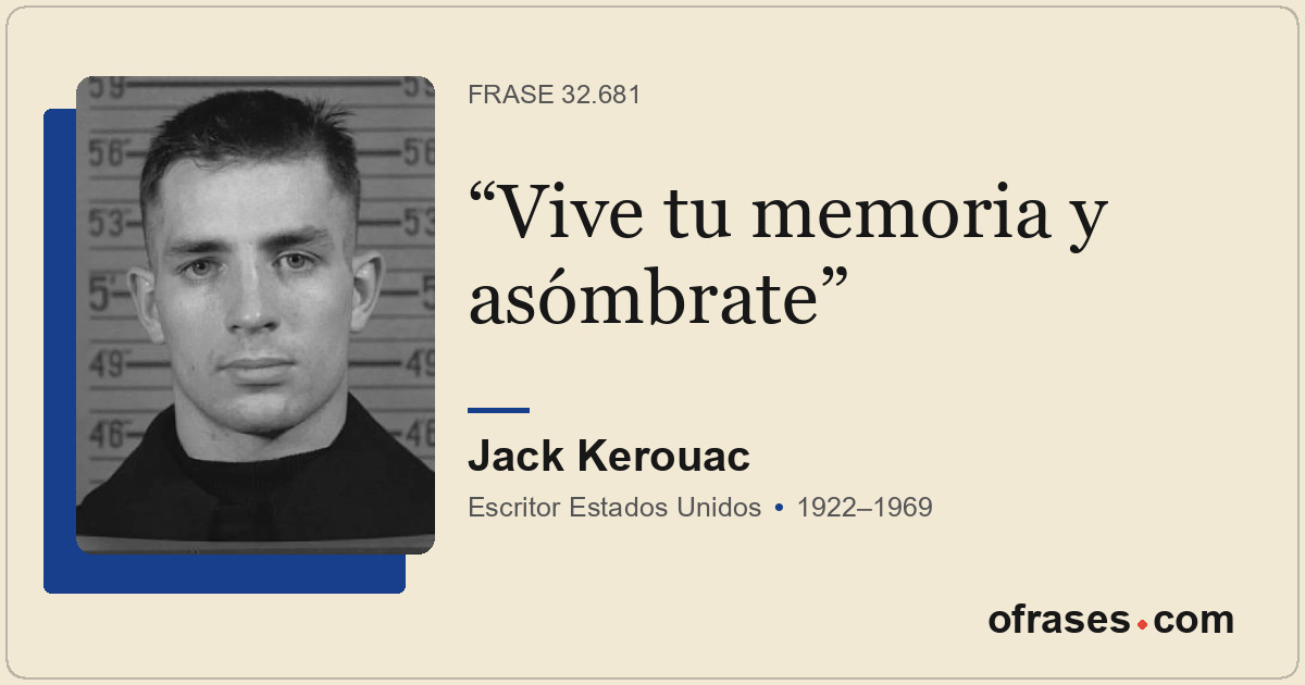 Vive tu memoria y asómbrate