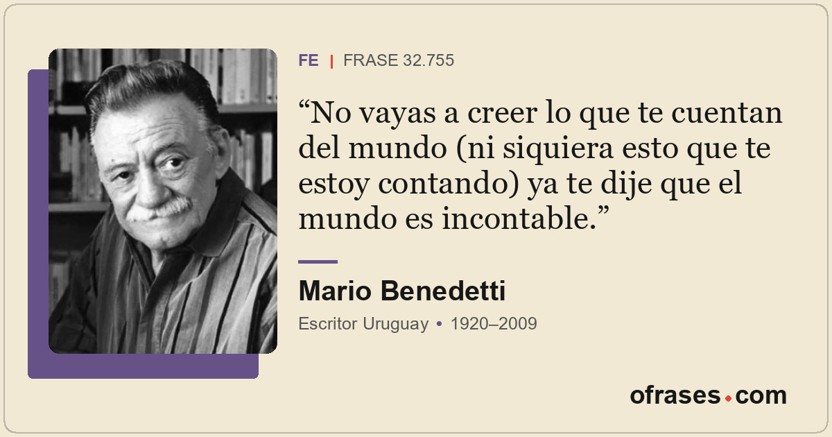 No vayas a creer lo que te cuentan del mundo (ni siquiera esto que te estoy cont...