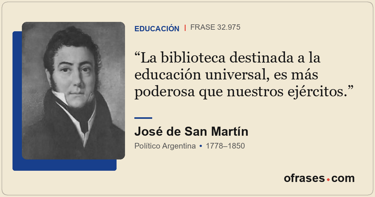 La biblioteca destinada a la educación universal, es más poderosa que nuestros e...
