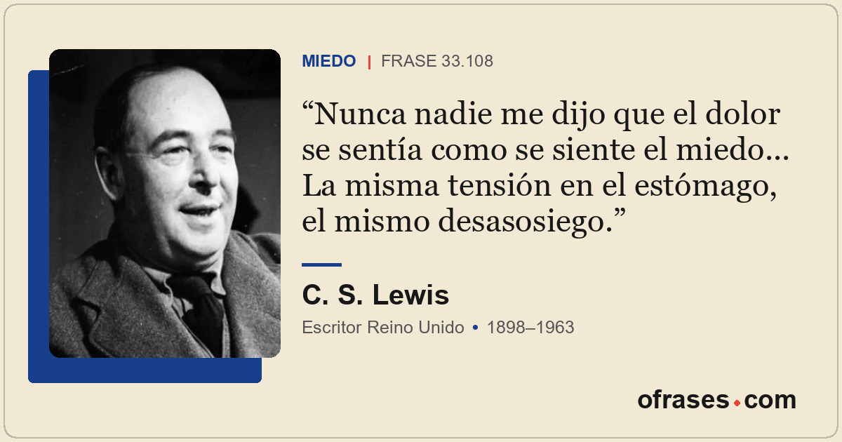 Nunca nadie me dijo que el dolor se sentía como se siente el miedo... La misma t...