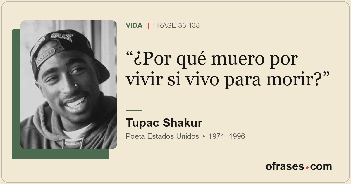 ¿Por qué muero por vivir si vivo para morir?