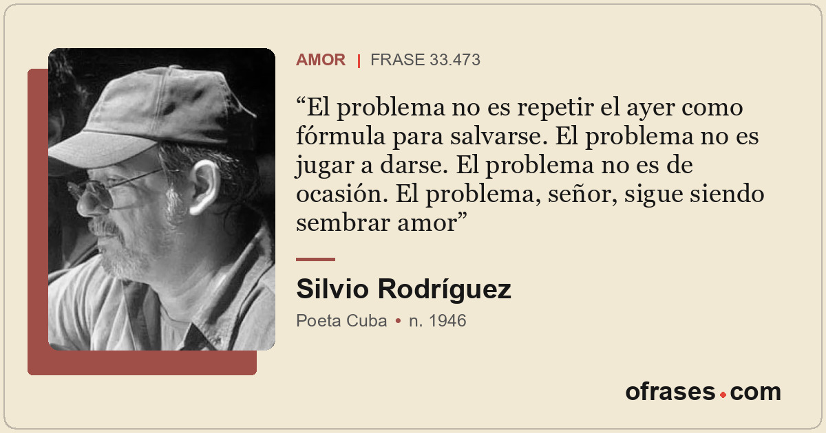 El problema no es repetir el ayer como fórmula para salvarse. El problema no es...
