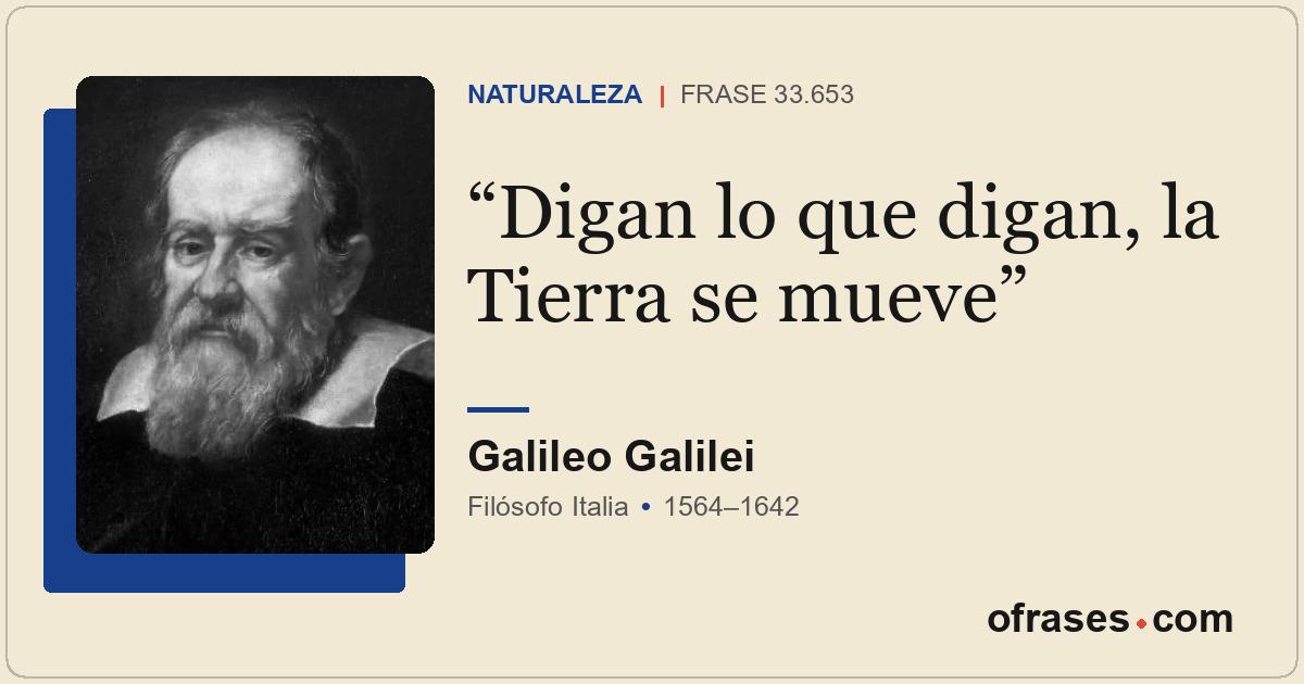 Digan lo que digan, la Tierra se mueve