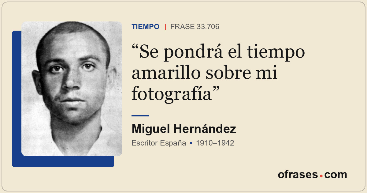 Se pondrá el tiempo amarillo sobre mi fotografía