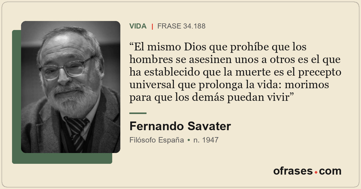 El mismo Dios que prohíbe que los hombres se asesinen unos a otros es el que ha...