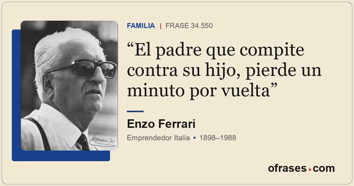 El padre que compite contra su hijo, pierde un minuto por vuelta