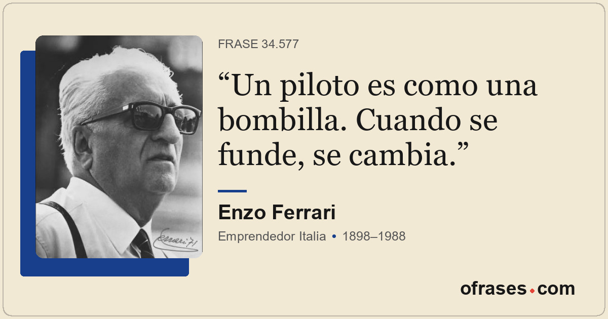 Un piloto es como una bombilla. Cuando se funde, se cambia.