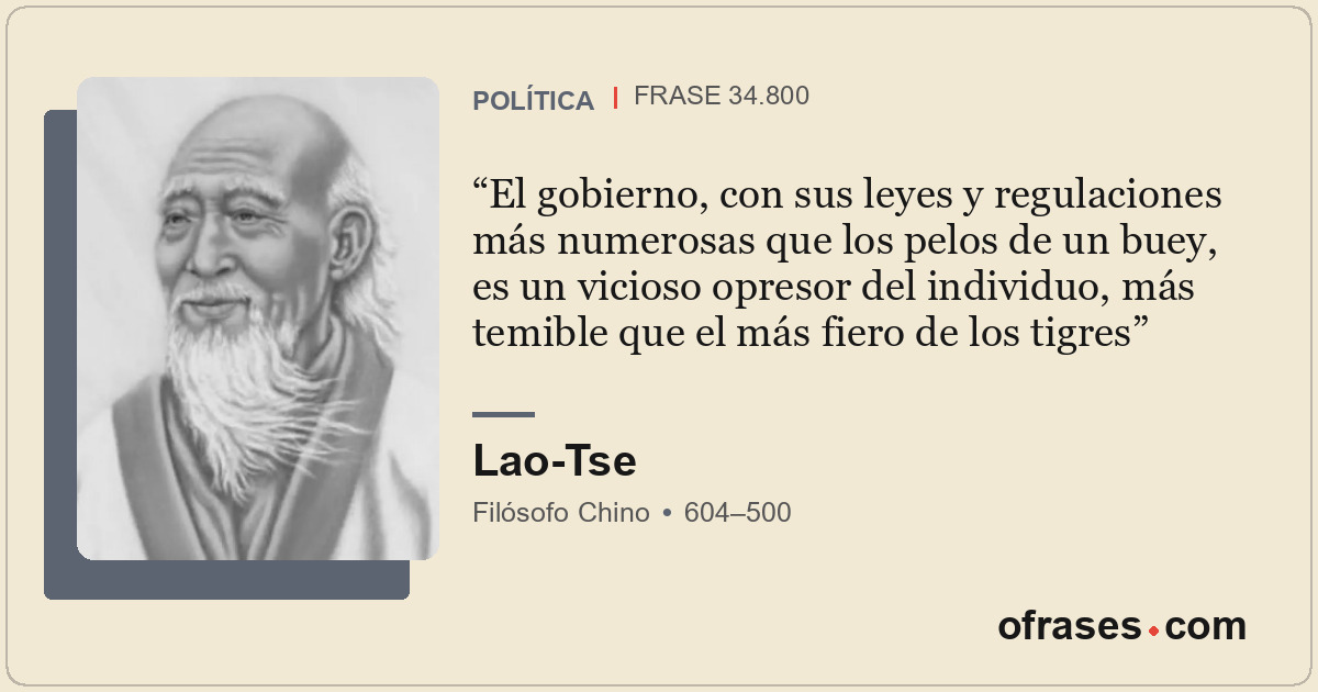 El gobierno, con sus leyes y regulaciones más numerosas que los pelos de un buey...