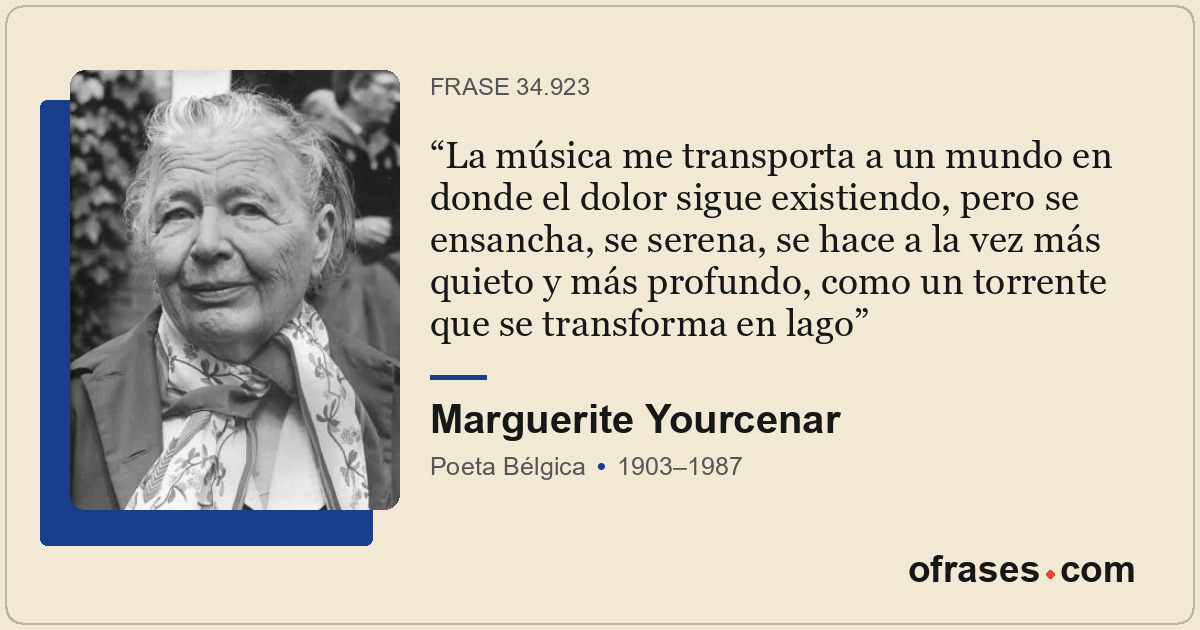 La música me transporta a un mundo en donde el dolor sigue existiendo, pero se e...