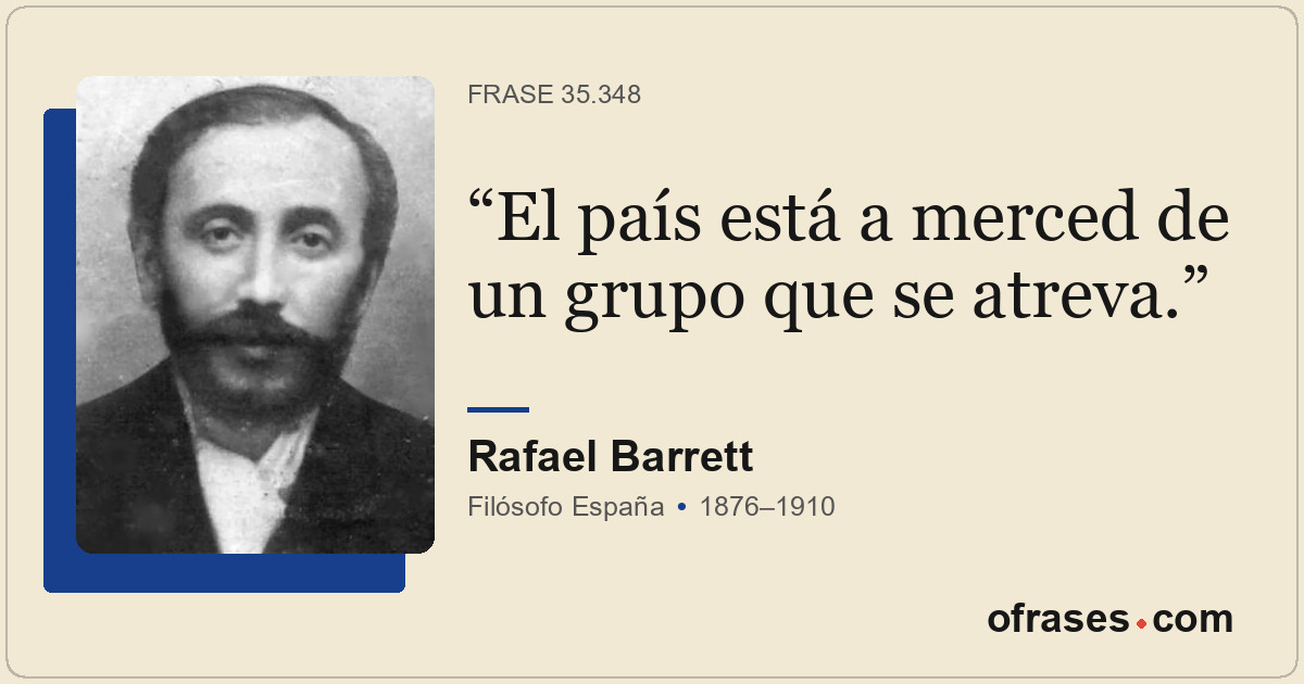 El país está a merced de un grupo que se atreva.