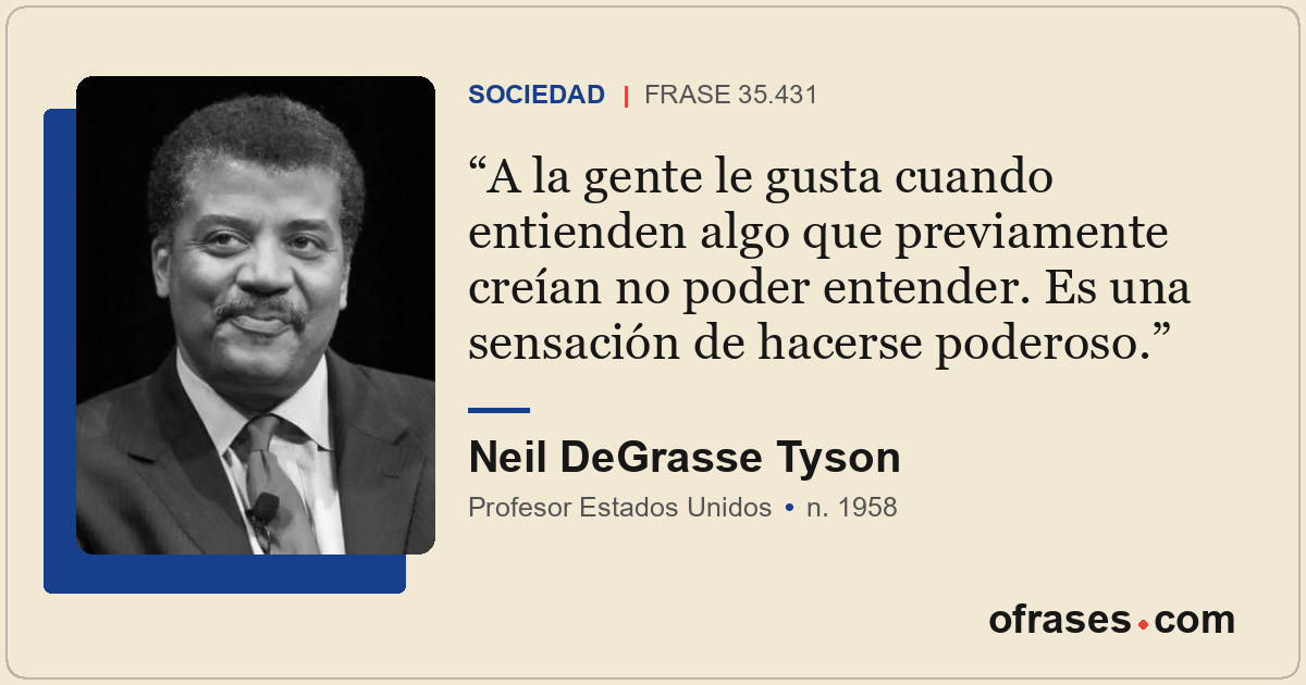 A la gente le gusta cuando entienden algo que previamente creían no poder entend...