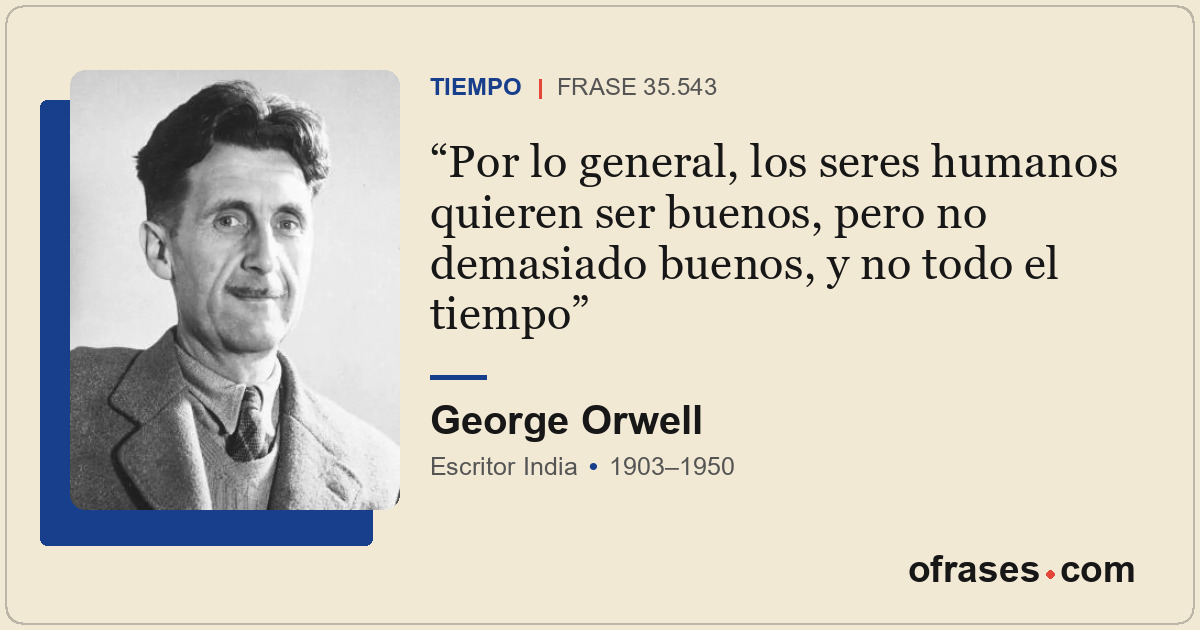 Por lo general, los seres humanos quieren ser buenos, pero no demasiado buenos,...