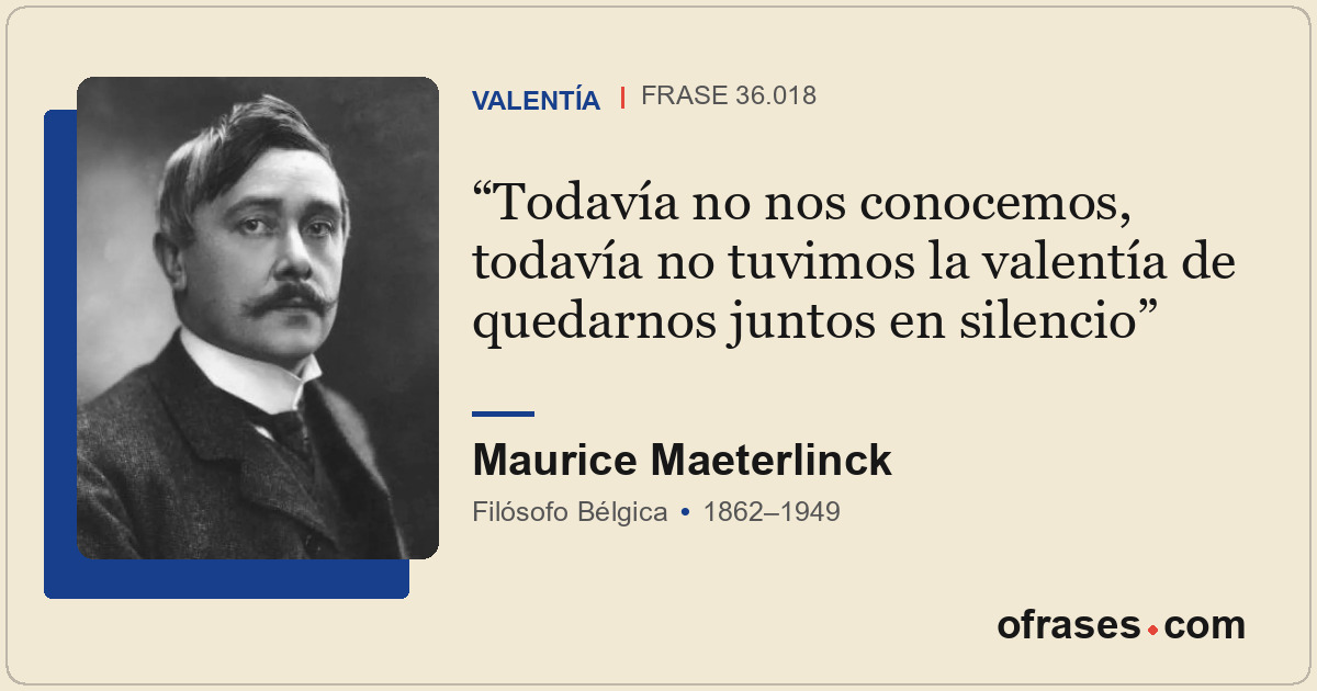 Todavía no nos conocemos, todavía no tuvimos la valentía de quedarnos juntos en...