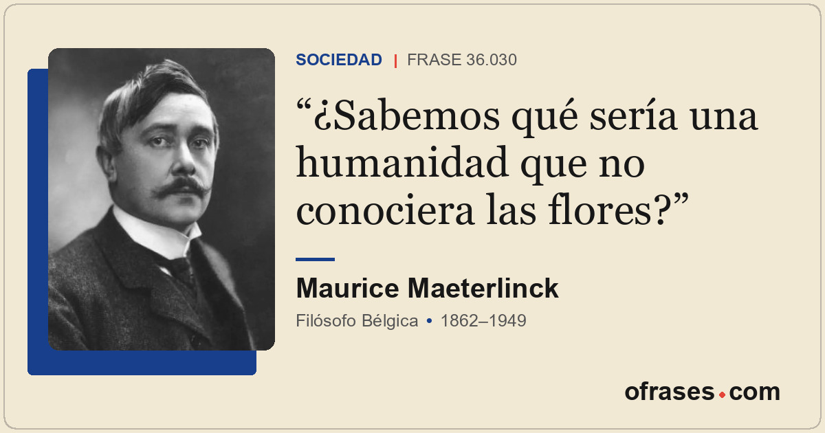 ¿Sabemos qué sería una humanidad que no conociera las flores?