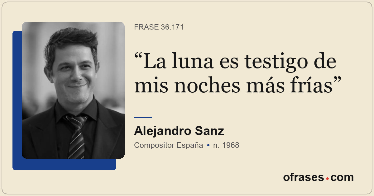La luna es testigo de mis noches más frías