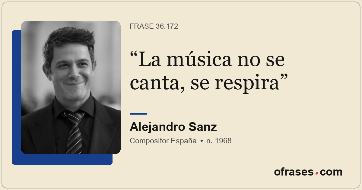 La música no se canta, se respira
