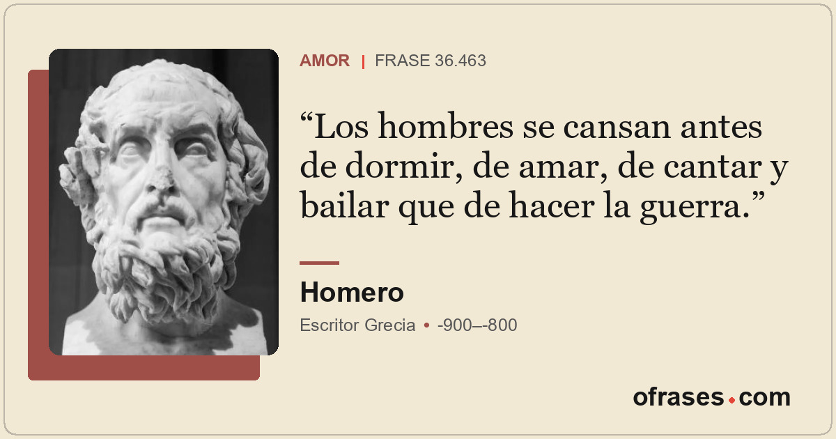 Los hombres se cansan antes de dormir, de amar, de cantar y bailar que de hacer...