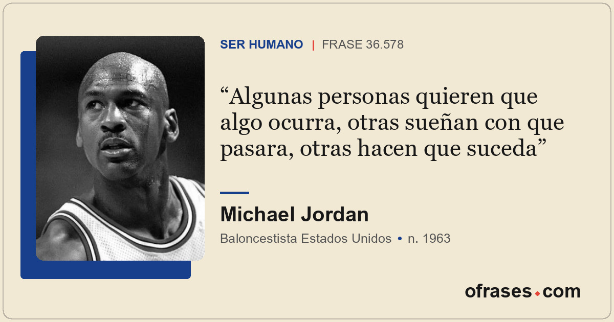 Algunas personas quieren que algo ocurra, otras sueñan con que pasara, otras hac...