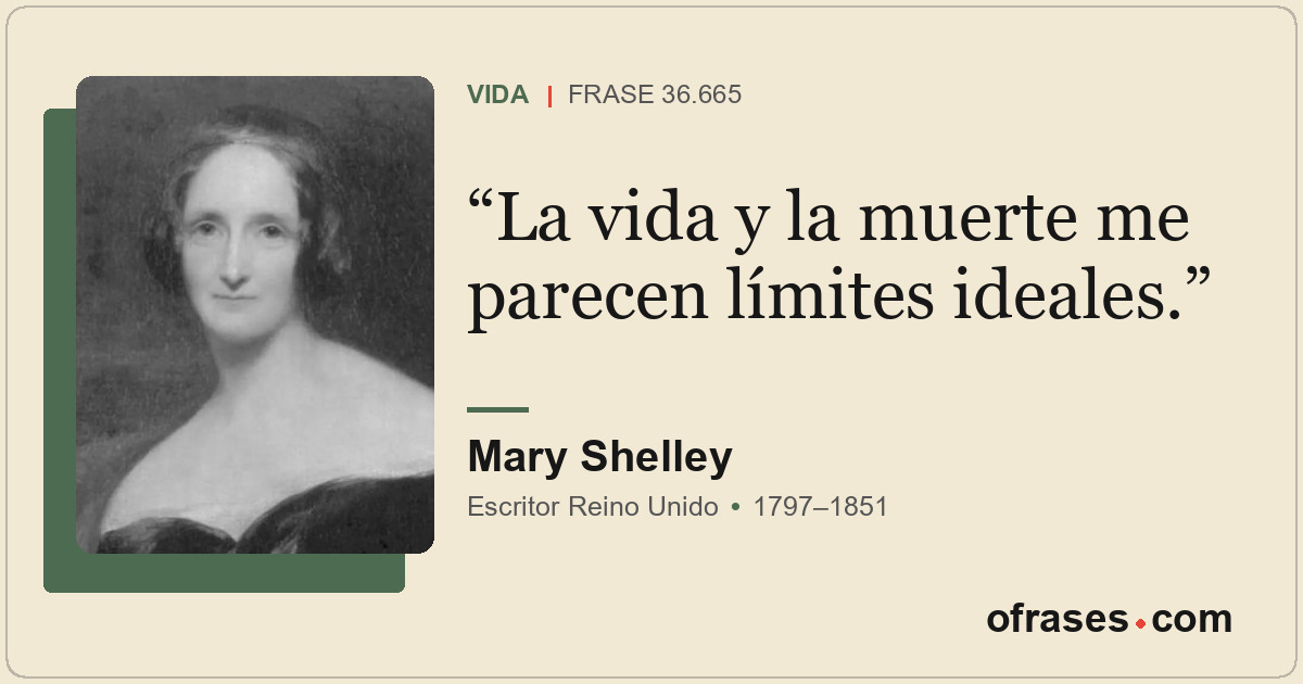 La vida y la muerte me parecen límites ideales.