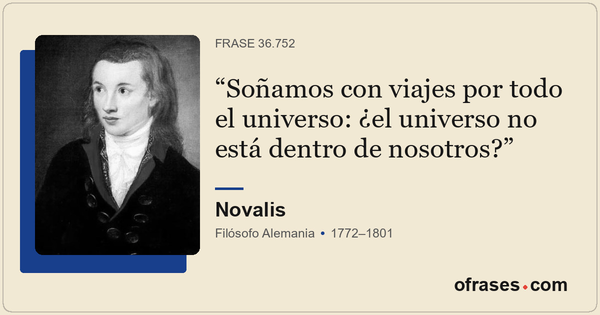 Soñamos con viajes por todo el universo: ¿el universo no está dentro de nosotros...
