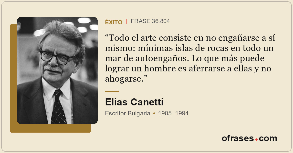 Todo el arte consiste en no engañarse a sí mismo: mínimas islas de rocas en todo...