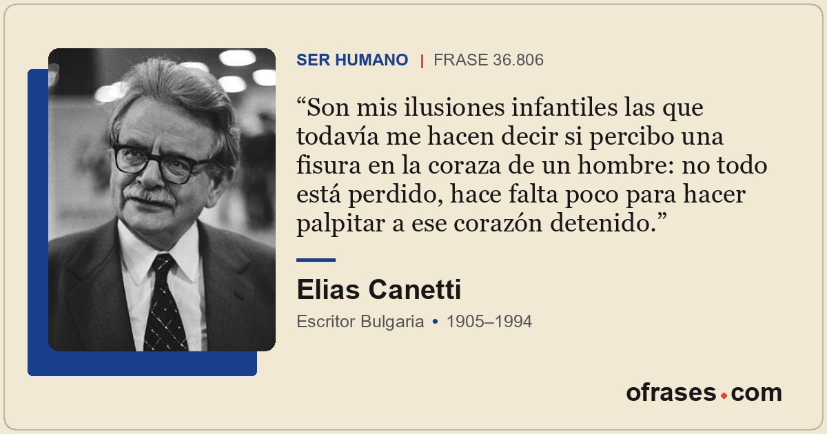 Son mis ilusiones infantiles las que todavía me hacen decir si percibo una fisur...