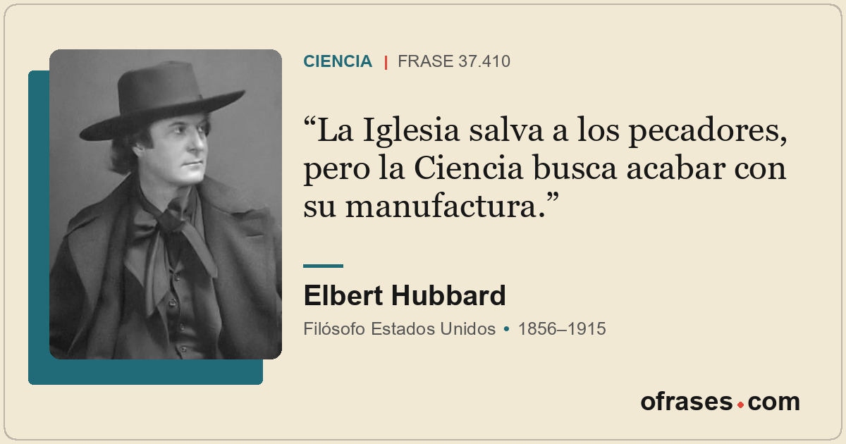 La Iglesia salva a los pecadores, pero la Ciencia busca acabar con su manufactur...