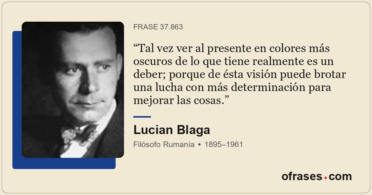 Tal vez ver al presente en colores más oscuros de lo que tiene realmente es un d...