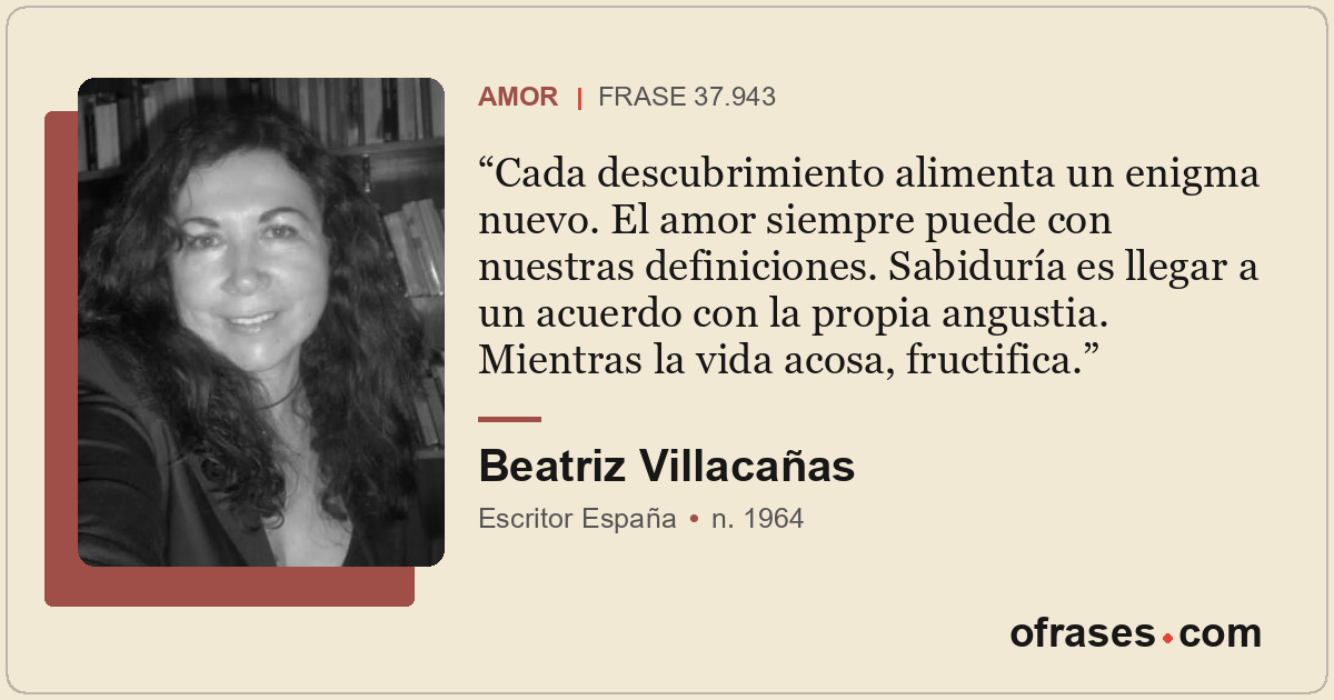 Cada descubrimiento alimenta un enigma nuevo. El amor siempre puede con nuestras...