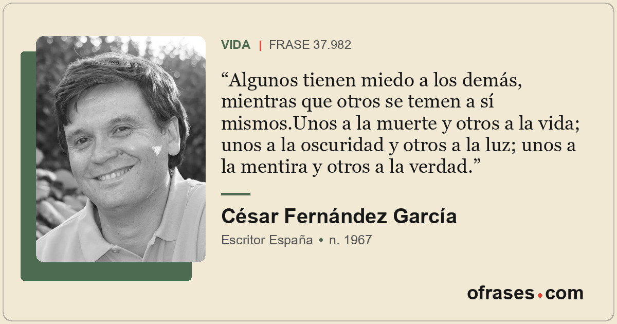 Algunos tienen miedo a los demás, mientras que otros se temen a sí mismos.Unos a...